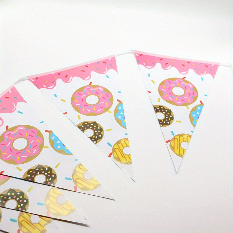 Donut Dessert Theme Party Tableware Set