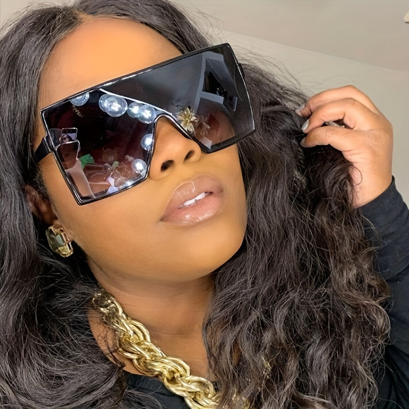 Oversized Gradient Sunglasses UV400