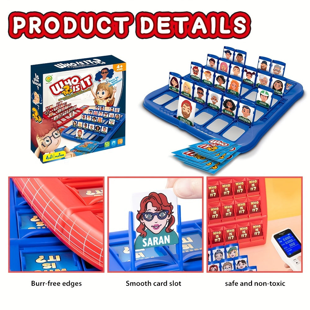 Guess Who I Am Board Game 2 Player Interactive Educational Toys