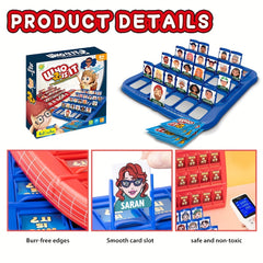 Guess Who I Am Board Game 2 Player Interactive Educational Toys