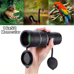 16x52 Monocular Telescope 8x BAK4 Prism Monocular For Outdoor Activities