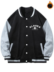 Men's Long Sleeves Angel Wana Be Bear Print Jacket
