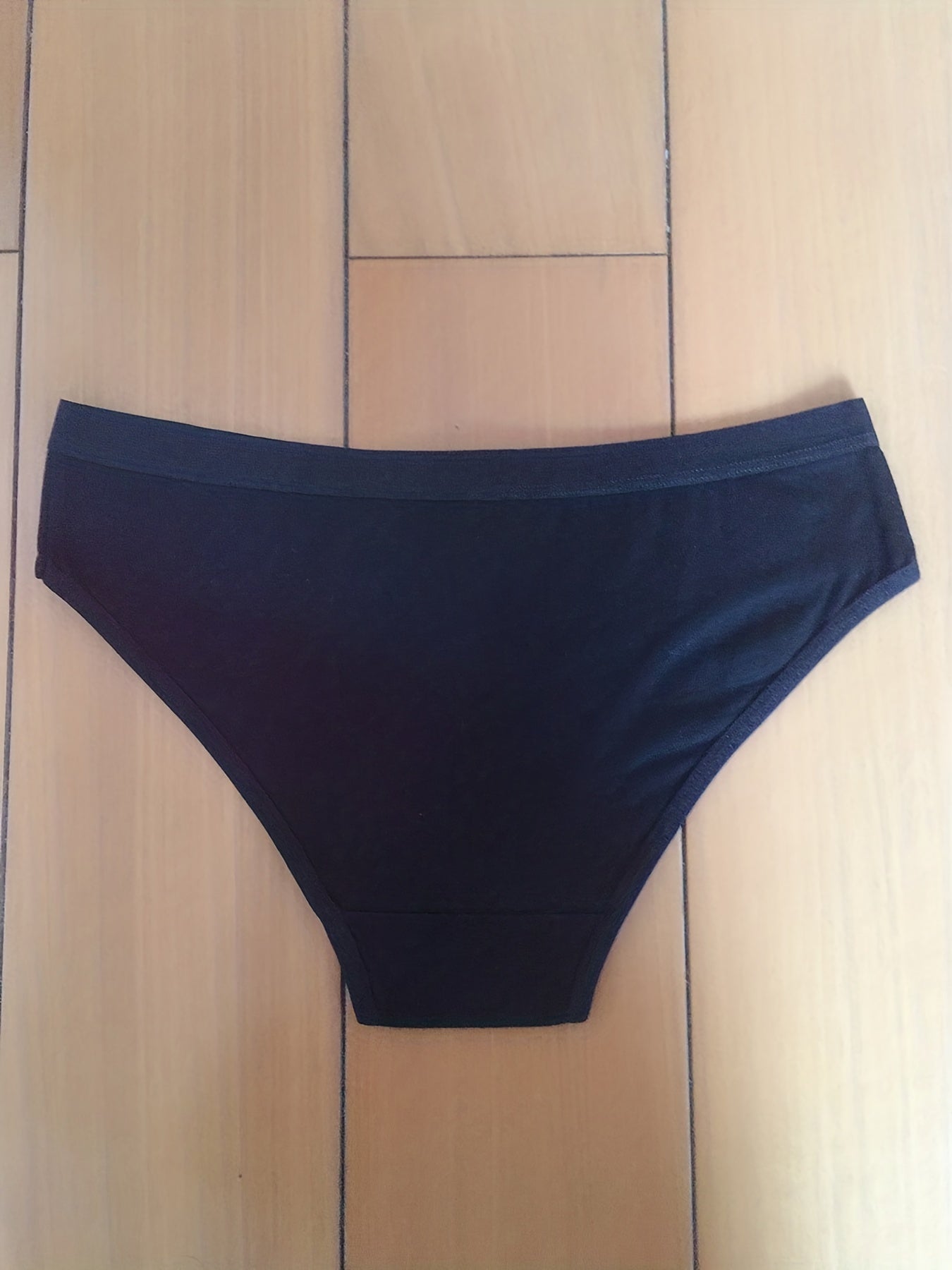 5pcs Low Waist Bow Tie Sports Briefs Comfy & Breathable Intimates Panties