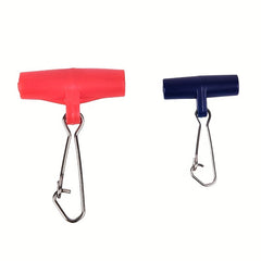 10pcs Fishing Line Sinker Slider with Hook Snap Tool Gear Accessory