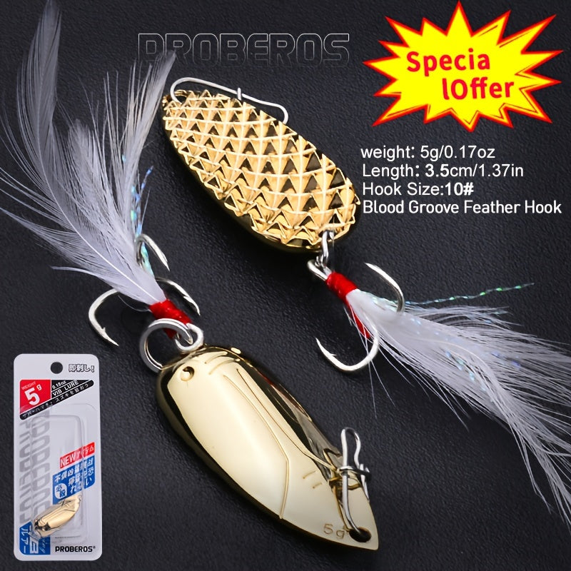 Proberos 1pc VIB Fishing Lure Fast Sinking Hard Bait For Bass And Pike