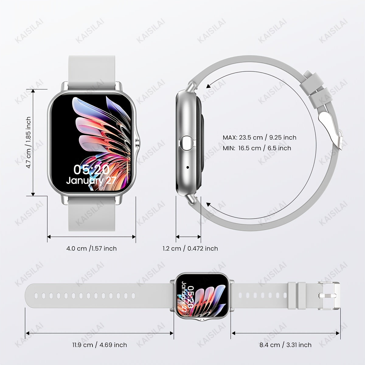 1.83" Full Screen Touch Smartwatch for Boys & Girls