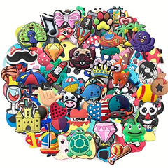 10-100PCS Cartoon PVC Shoe Charms for Clog Sandals - Shoe Decoration Gift