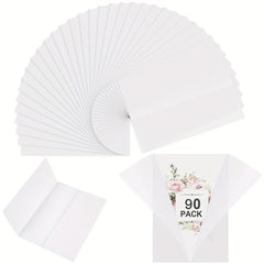 90pcs Vellum Jackets 5x7 Invitations Translucent Paper Envelope Liners