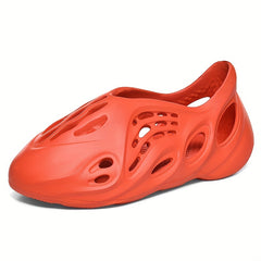 Hollow Out Closed Toe Foam Clogs Slippers Non Slip Beach Sandals