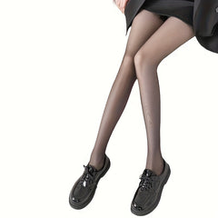 2 Pack Sheer High Waist Footed Pantyhose Women's Stockings