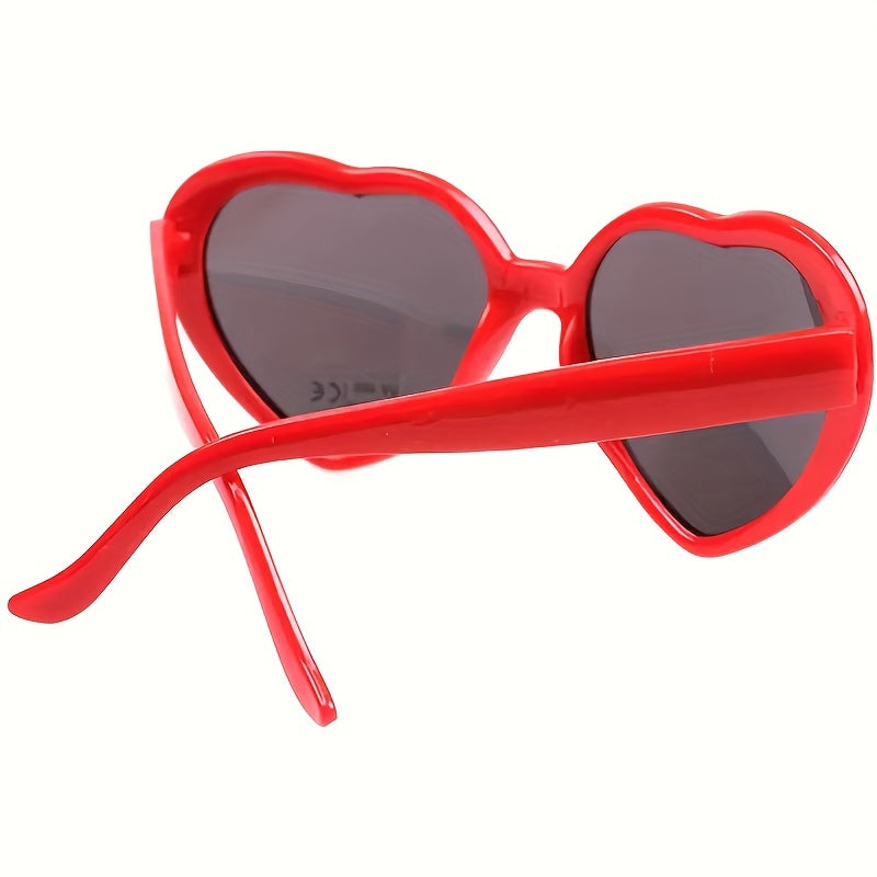Men's Oversized Heart Shaped Frame Sunglasses Party Decor