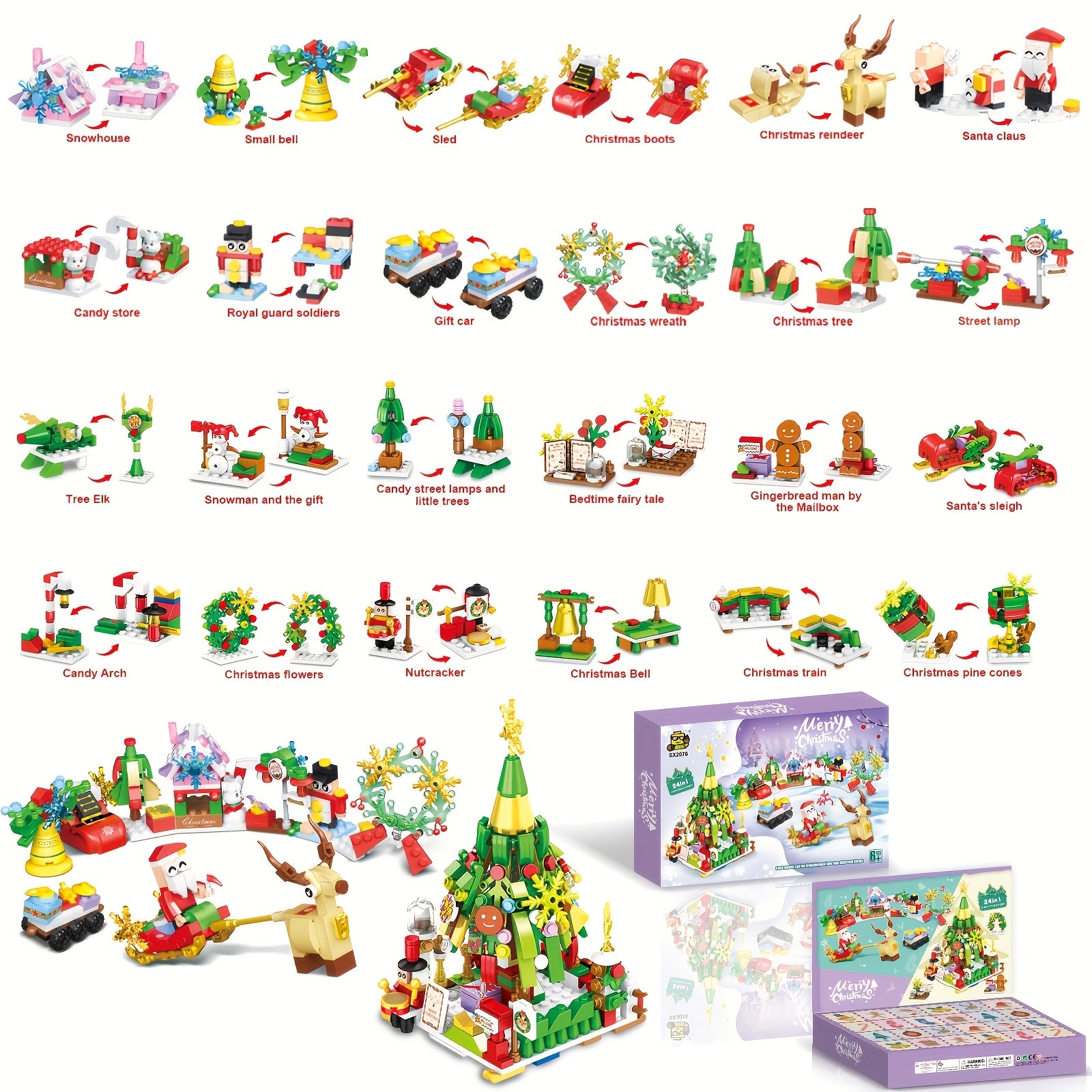 Christmas Countdown Surprise Box Set - DIY Puzzle