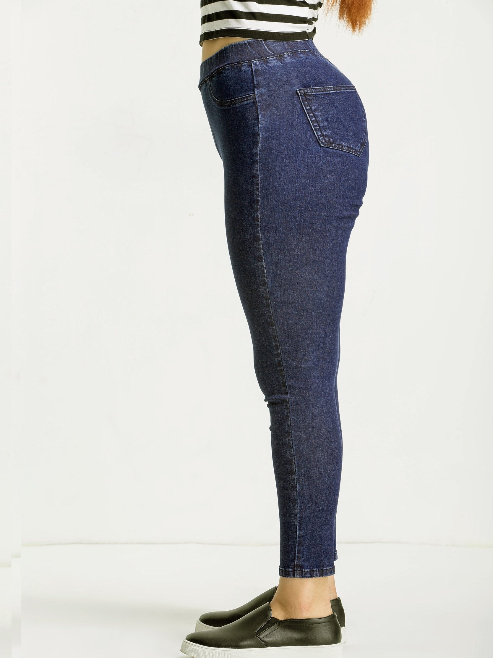 Women's Plus High Stretch Skinny Basic Jeans