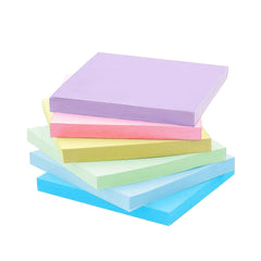 6pcs Macaron Sticky Notes 7 Memo Pad 300 Sheets