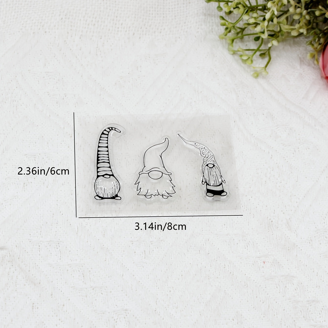 Gnome Stamp Painting Tool DIY Scrapbook Decoration Silicone Stamp
