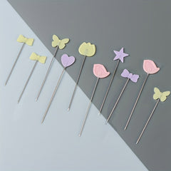 100pcs Sewing Patchwork Pins 4 Patterns Hand Stitched Pin Quilting Tool