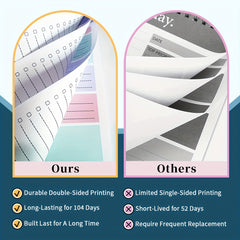 52 Sheets Top Priority Spiral To Do List Notebook Checklists