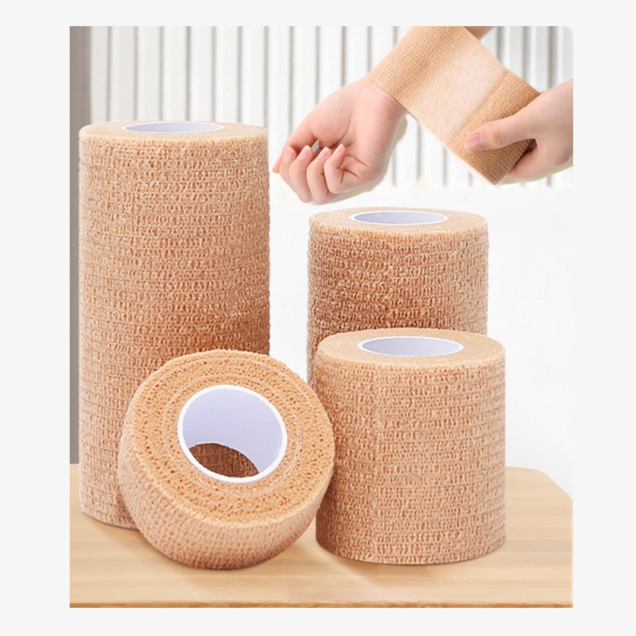 Pet Self Adherent Elastic Bandage Wrap Tape Breathable