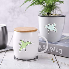 60pcs Leaves Vinyl Stickers Set Colorful Back To School Dorm Wall Room DIY Kit