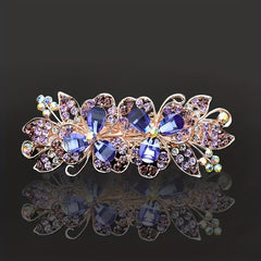 Rhinestone Back Head Clip Hair Accessory