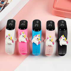 Unicorn Pattern LED Kids Electronic Watch Bracelet Gift