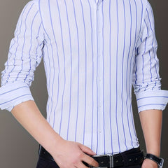 Men's Classic Stripe Button Up Shirt