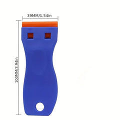 Plastic Razor Blade Scraper Set - Label Decal Removal Tool - No Scratches