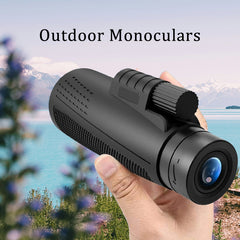 High Definition Monocular Telescope Wide Angle Manual Focus