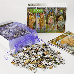 2000pcs Jigsaw Puzzles Home Wall Decoration Challenging Game Educational Toys