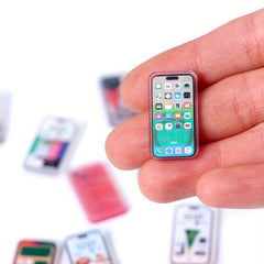 Baotree 1 Set Mobile Phone Toy Dollhouse Accessory Supermarket Model