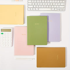 A6 Soft Surface Business Portable Thickened Notebook 160 Pages 5 Colors