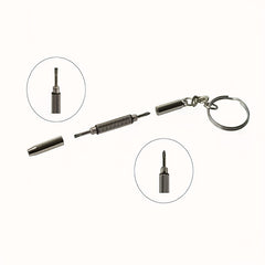 1pc Glasses Screwdriver Keychain Sunglasses Repair Tool