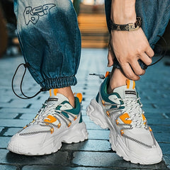 Men's Chunky Shoes Breathable Walking Sneakers Spring/Summer