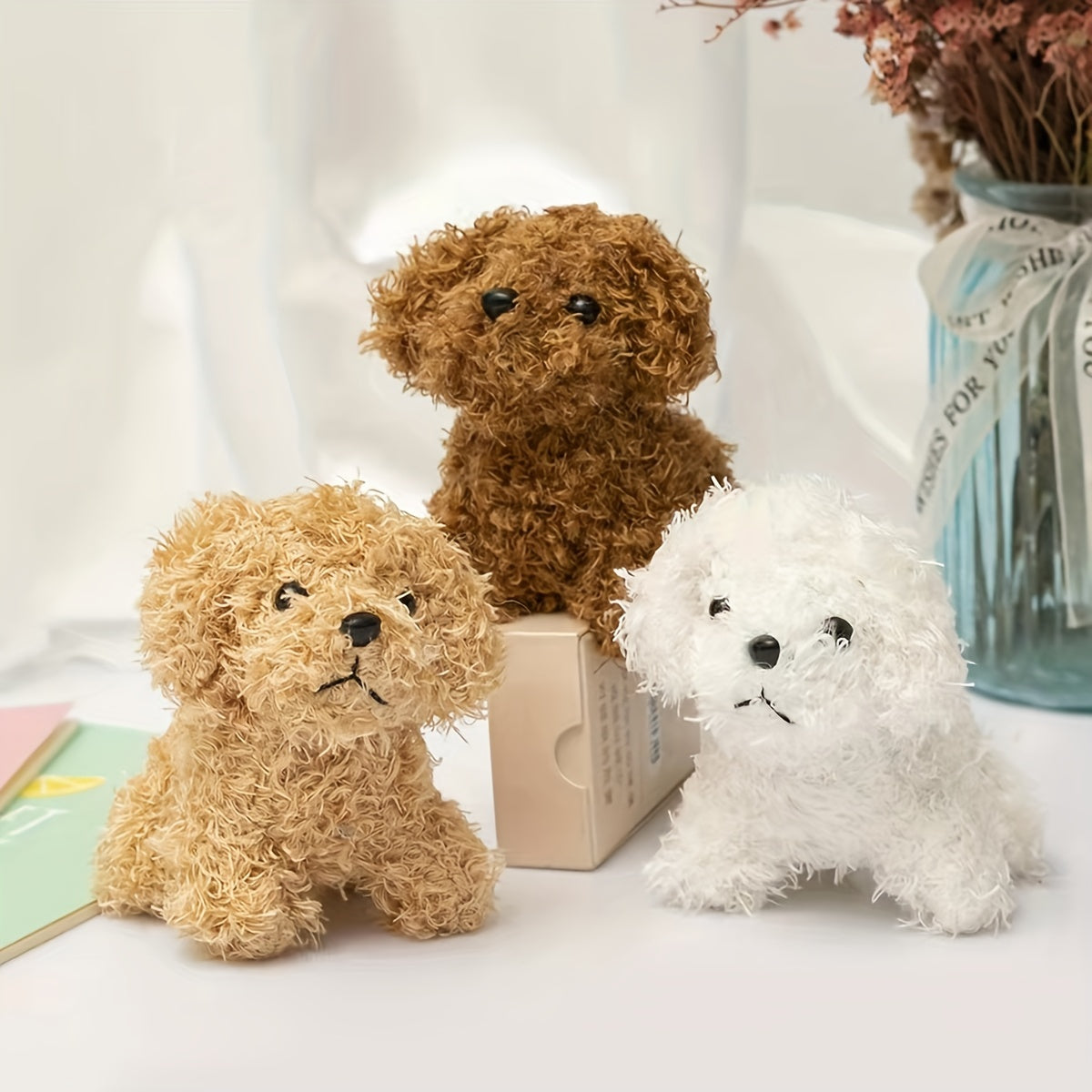 Interactive Dog Shaped Plush Toy for Pet Entertainment