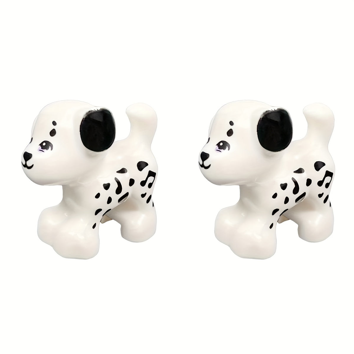 Spotted Dog Pattern Accessories for MOC Building Blocks