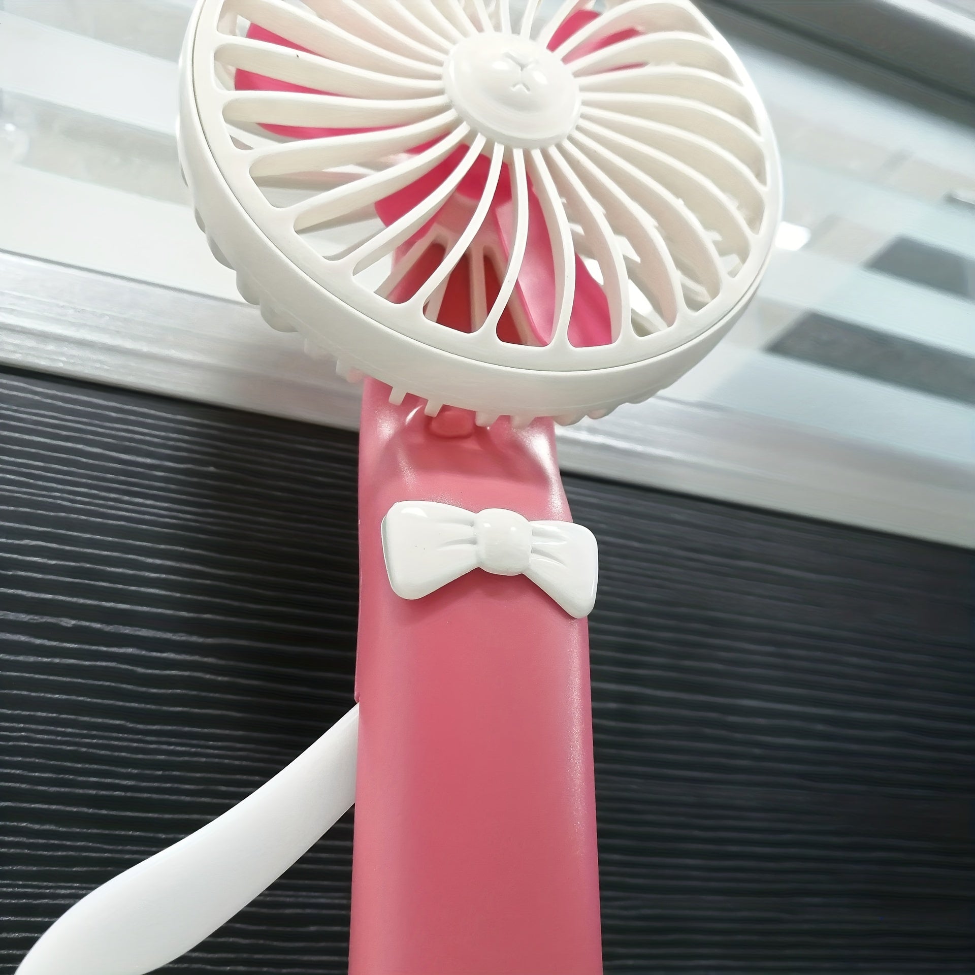 Portable Pocket Fan Mini Fan with Backup Power 6 Gears of Speed Adjustable