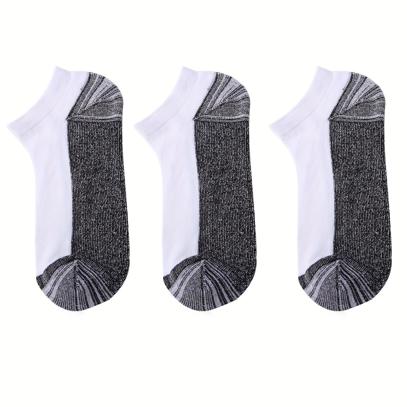 6 Pairs Men's Casual Shock Absorb Breathable Socks for Outdoor Training