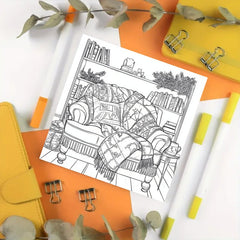 Fantasy Space Coloring Book for Adults - 22 Pages