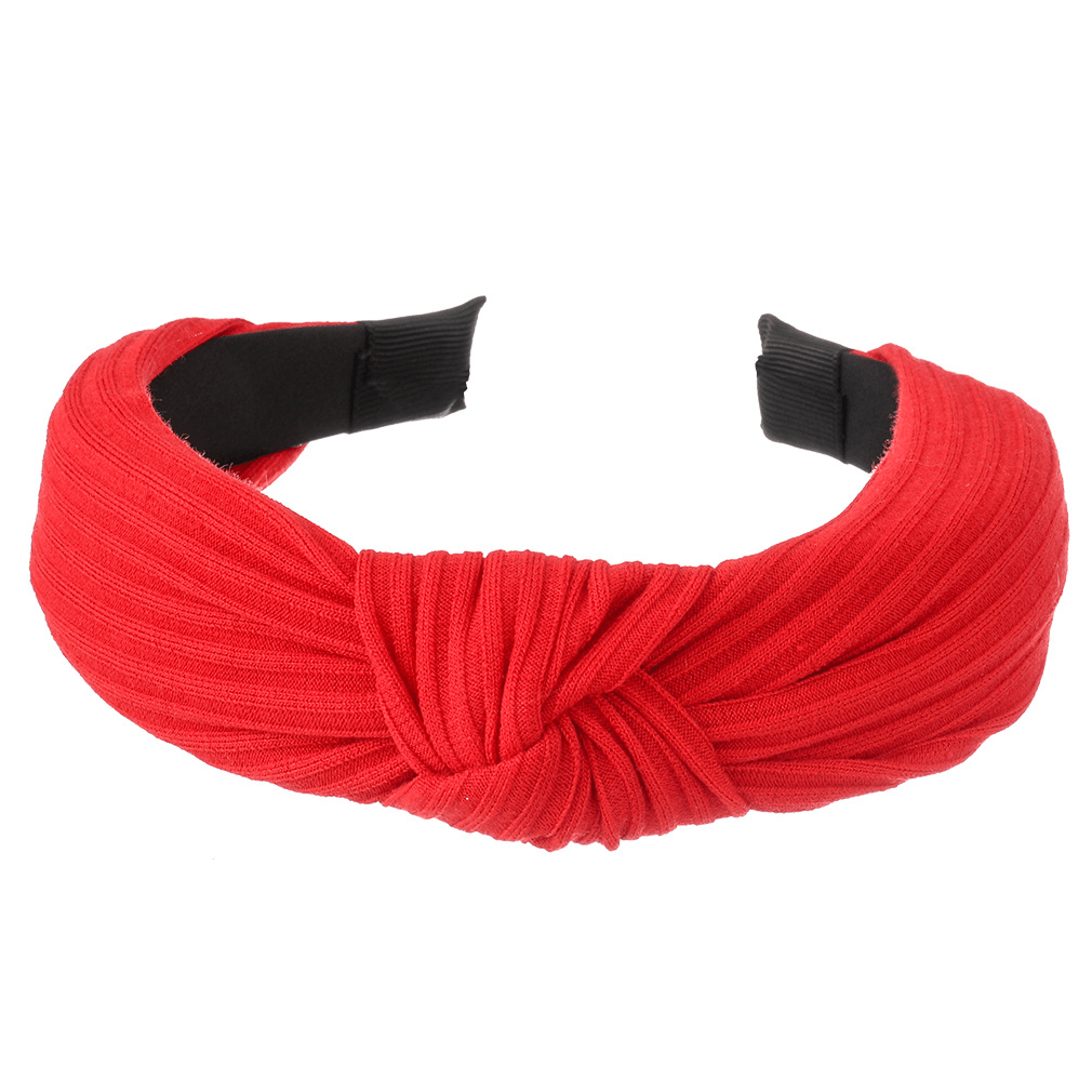 Twist Knotted Headband Solid Hair Hoop Cross Knot Women's Hair Accessories