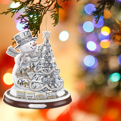 Christmas Tree Snowman Crystal Tree Hanging Ornaments Decoration