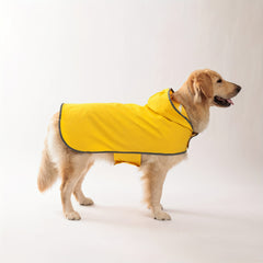 Double Layer Yellow Dog Raincoat - Keep Your Pup Dry & Stylish