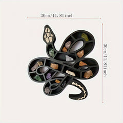 Snake Shape Crystal Stand Serpentine Crystal Storage Rack Display Shelf
