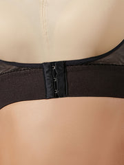 Mesh Stitching Shaping Tops Front Buckle Push Up Slimmer Open Bust Top