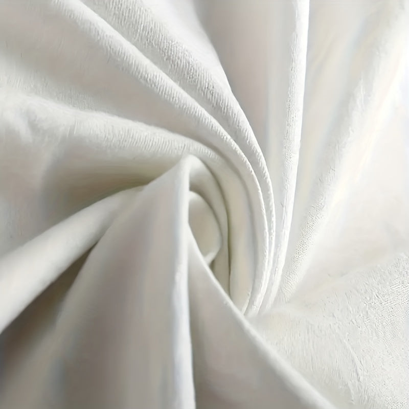 2pcs Marble Pattern Thermal Curtains Noise Reducing for Home Decor