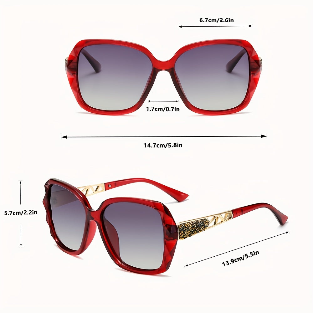 Cat Eye Polarized Sunglasses Gradient Lens Glasses UV400