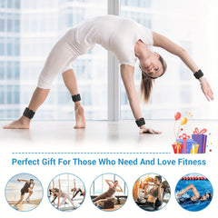 Adjustable Silicone Wrist Weights for Women & Men