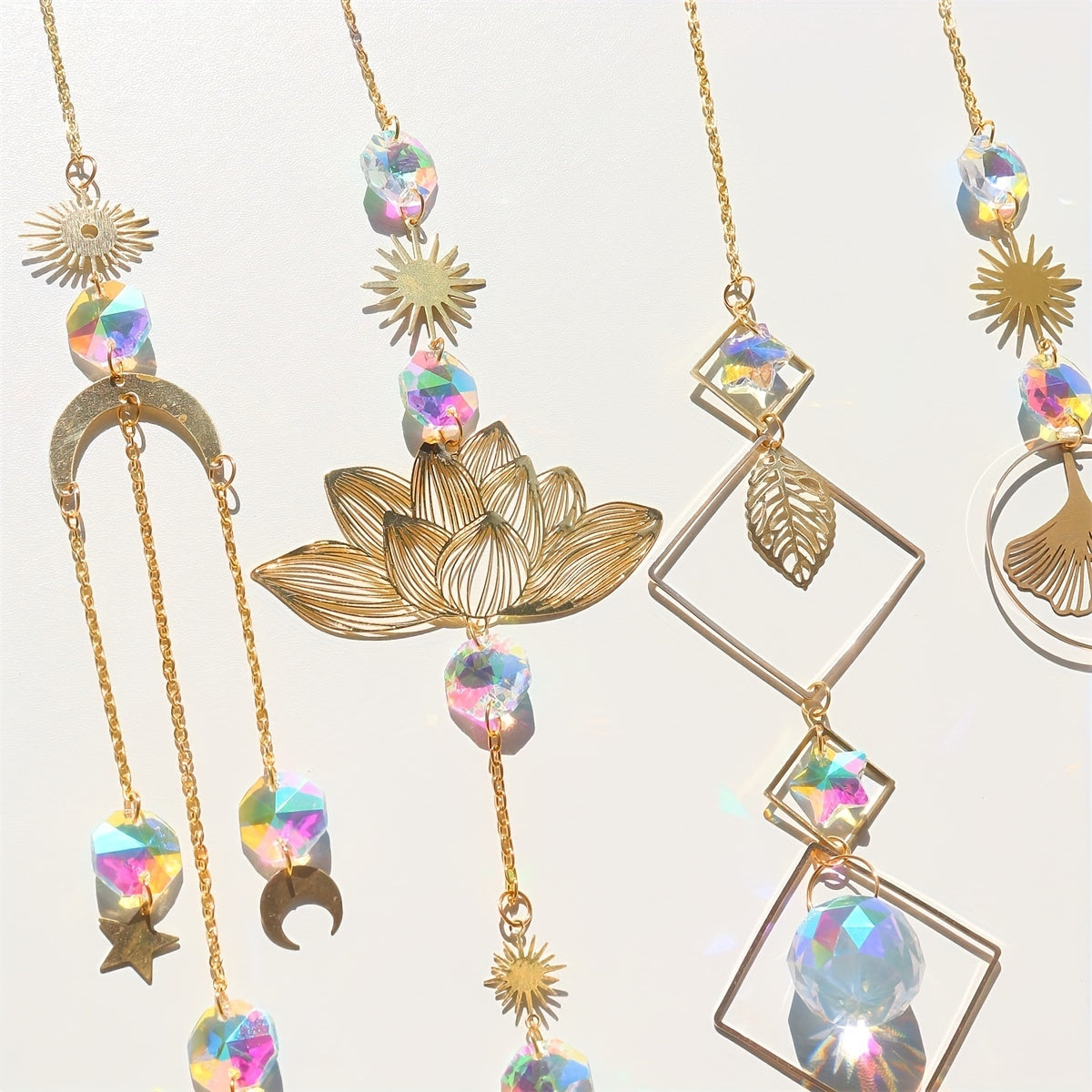 Crystal Sun Catcher Wind Chime - Add Sparkle to Your Home