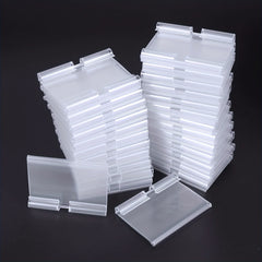 50pcs Plastic Label Clip Basket Labels Holder 50pcs Label Insert Incl