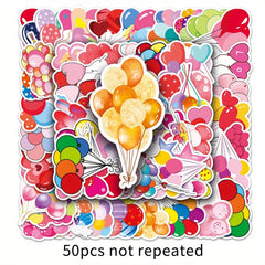 50pcs Graffiti Stickers for Laptop Water Bottle Phone Car Scrapbook Bike Decals