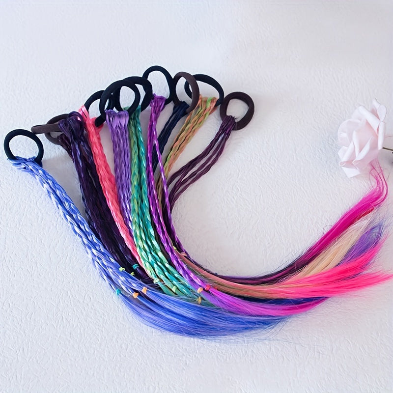 Colorful Braid Wigs Hair Rope Dreadlock Hair Rope Box Braid Hair Accessories